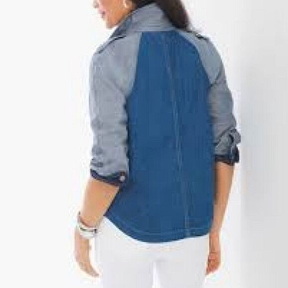 Chico's Denim Jean Jacket - Picture 2 of 7